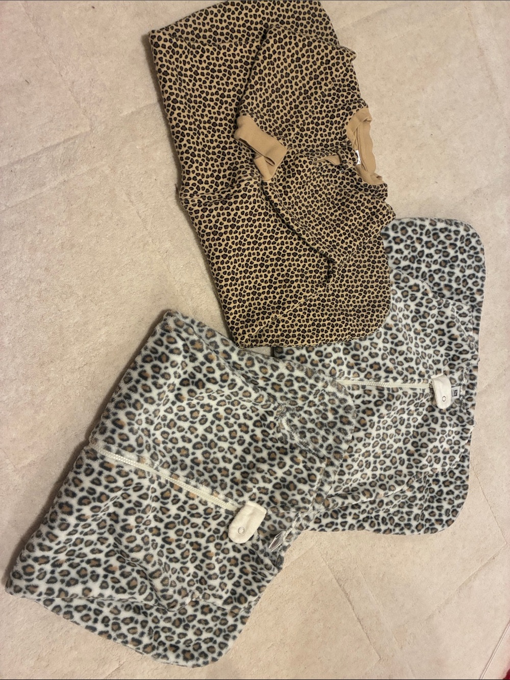 Leopard Print Sleep sacks - bundle of 3